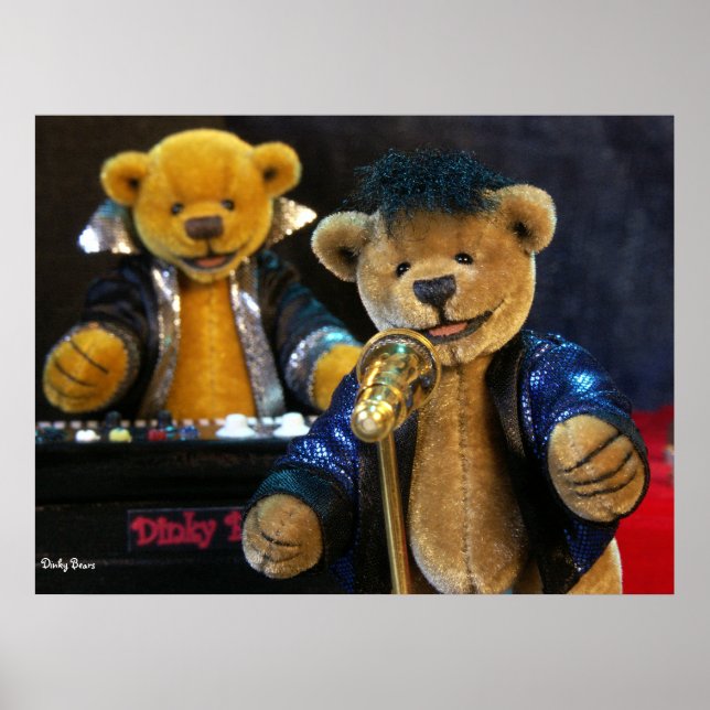 Dinky Bears Singer Poster (Front)
