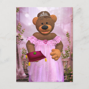 Dinky Bears: The Princess and the Pea Postcard