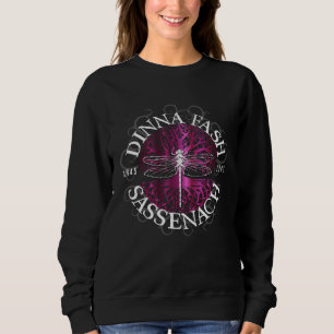 Dinna Fash Sassenach Dragonfly Celtic Tree of Life Sweatshirt