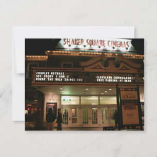 Dinner and the Movies Response Card