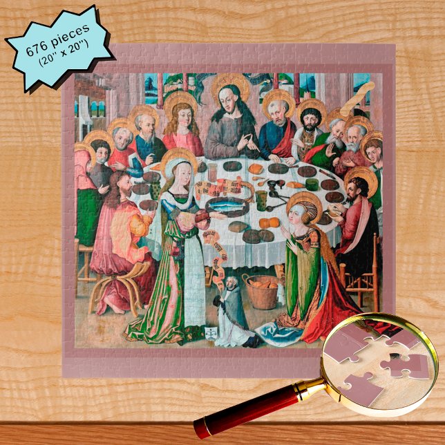 Dinner at Bethany (M 055) Jigsaw Puzzle (Creator Uploaded)