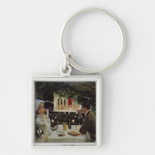 Dinner at Les Ambassadeurs, c.1882 Key Ring