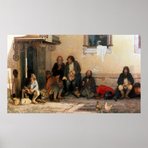 Dinner at the Zemstvo, 1872 Poster