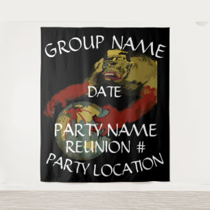 Dinner Happy Hour Girls Boys Night Out 2024 Wine Tapestry