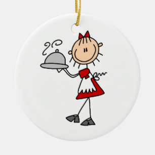 Dinner is Served Ceramic Tree Decoration