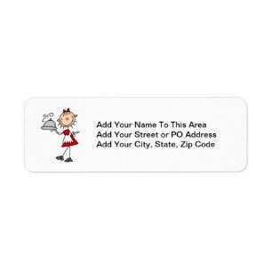 Dinner is Served Return Address Label