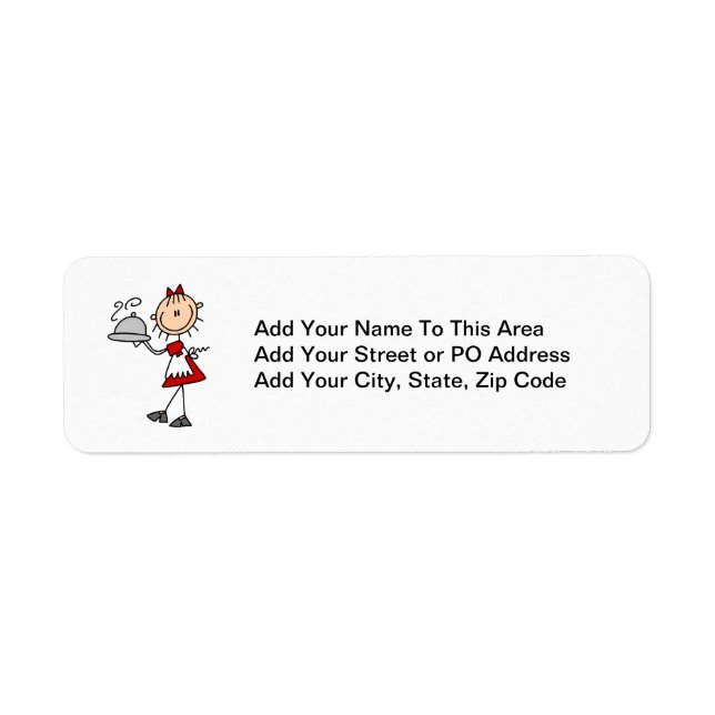 Dinner is Served Return Address Label (Front)