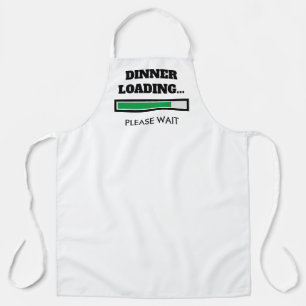 Dinner Loading progress bar funny BBQ cooking chef Apron