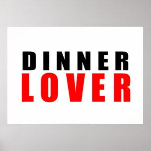 Dinner lover poster