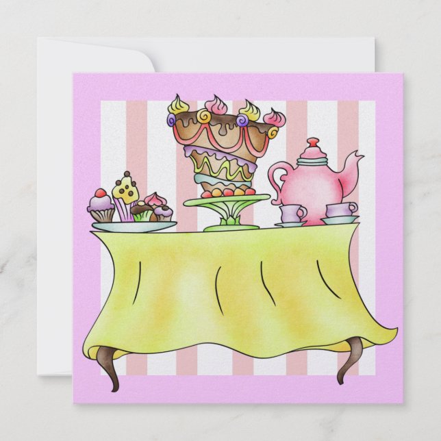 Dinner / Luncheon / Tea - SRF Invitation (Front)