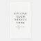 Dinner Napkin - 4.43" x 7.75" - Rectangle