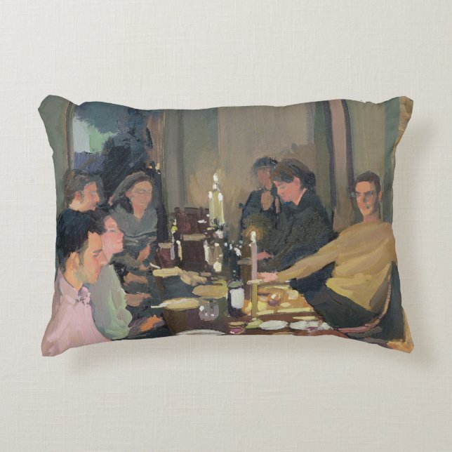 Dinner Party Decorative Cushion (Front)