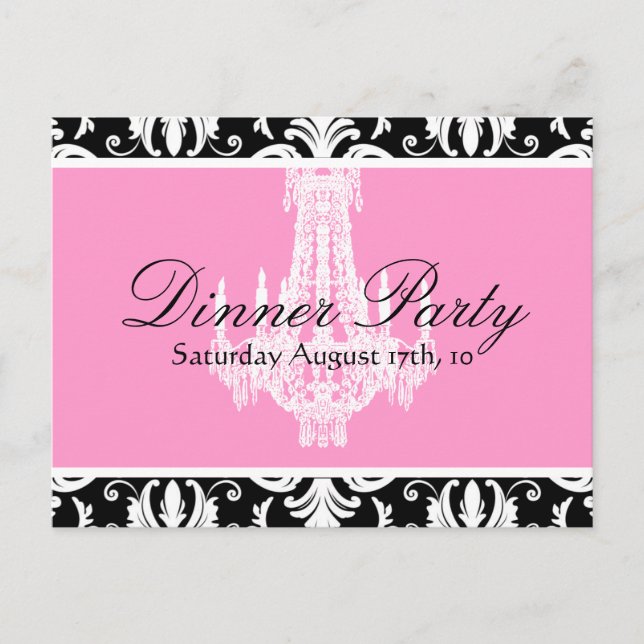 Dinner Party Invitation (Front)