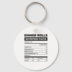 Dinner Rolls Nutrition Facts Family Matching Chris Key Ring