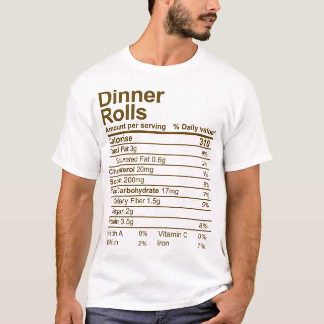 Dinner Rolls T-Shirt (Front)