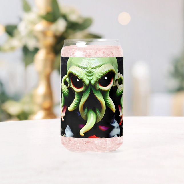 Dinner with Cthulhu Can Glass (Insitu (Wedding))
