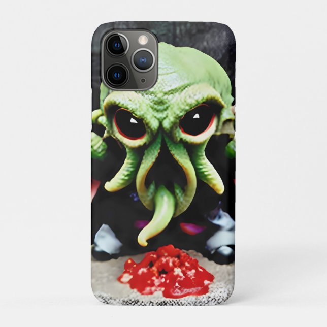 Dinner with Cthulhu Case-Mate iPhone Case (Back)