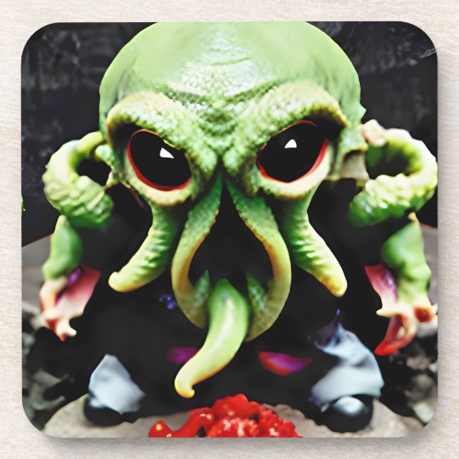 Dinner with Cthulhu Coaster (Front)