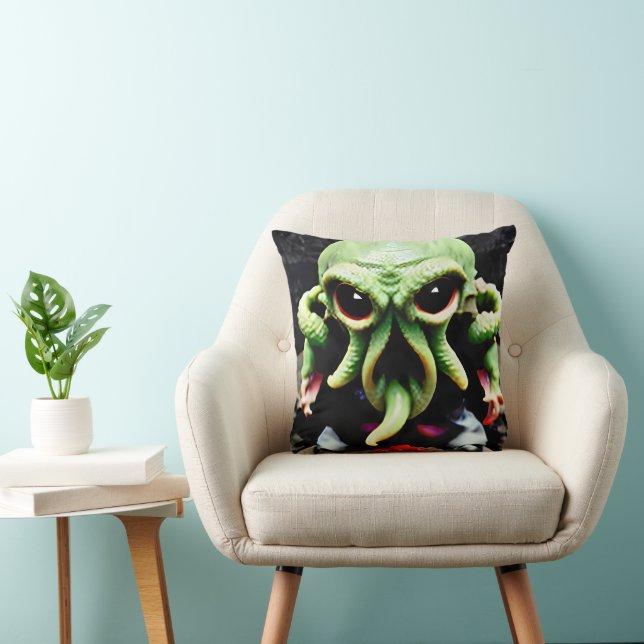 Dinner with Cthulhu Cushion (Chair)