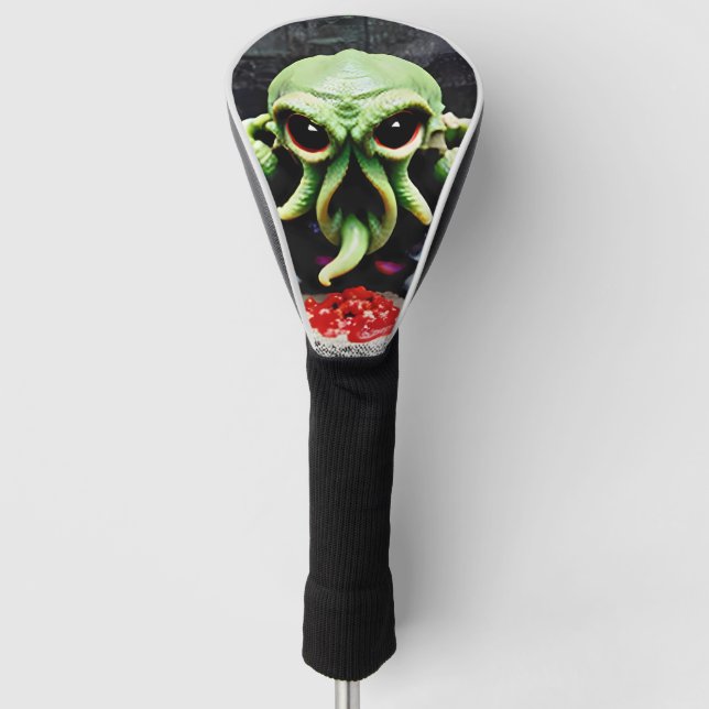 Dinner with Cthulhu Golf Head Cover (Front)