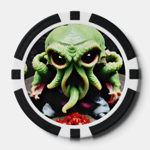 Dinner with Cthulhu Poker Chips