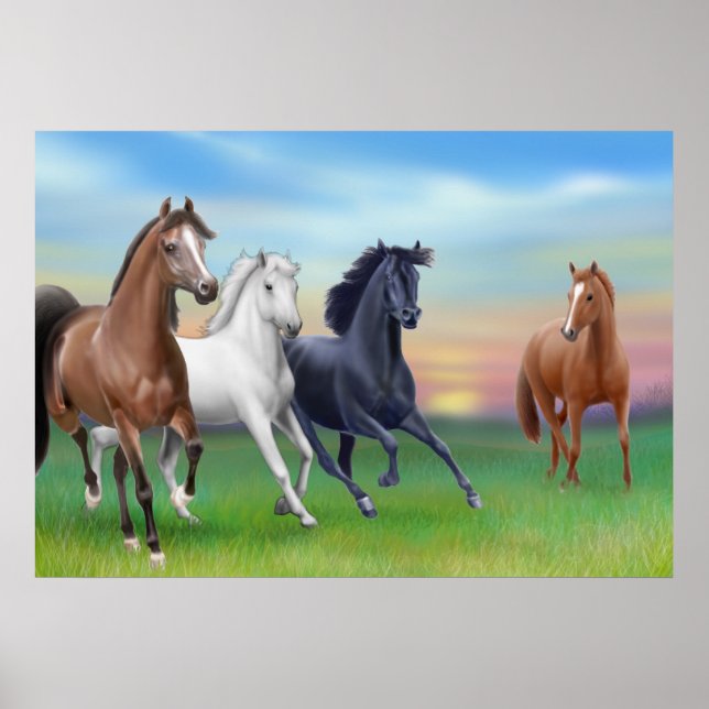 Dinnertime on the Farm Poster (Front)