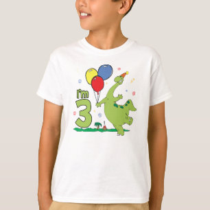 Dino 3rd Birthday T-Shirt