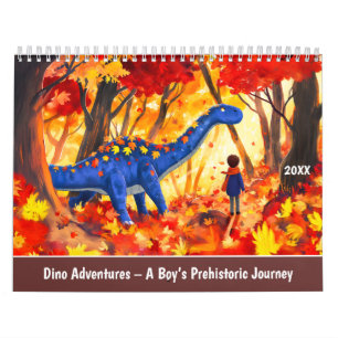 Dino Adventures – A Boy’s Prehistoric Journey Calendar