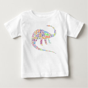 Dino alphabet baby T-Shirt