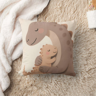Dino Baby And Mama Boho Dino Series Cushion