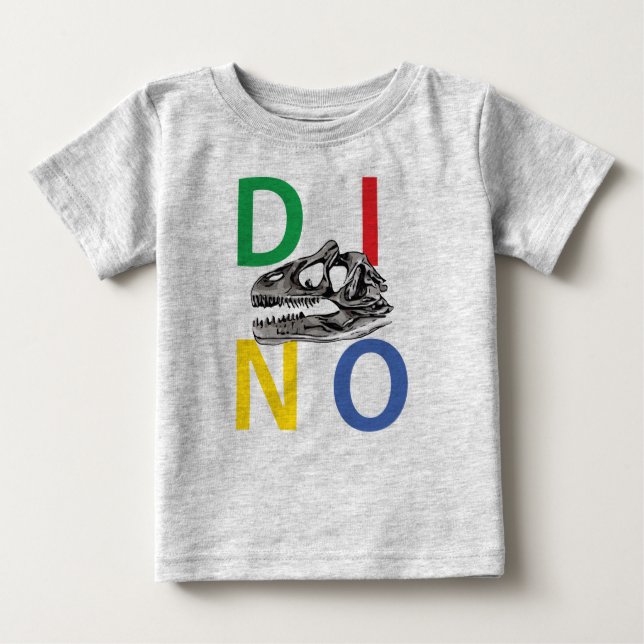 DINO - Baby Fine Jersey T-Shirt (Front)