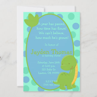 dino, birthdaypartyinvited invitation