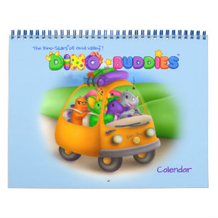 Dino-Buddies® Calendar – Road Trip w/Dino-Buddi
