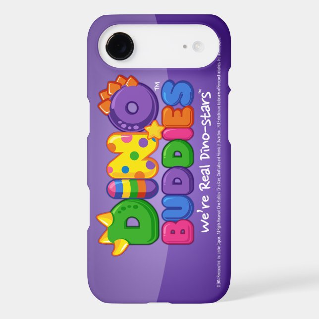 DINO-BUDDIES™ - Purple Haze Logo - iPhone 6 Case. Case-Mate iPhone Case (Back)