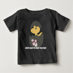 Dino Chick 2 Baby Fine Jersey T-Shirt