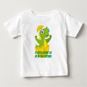 Dino Chick Baby Fine Jersey T-Shirt