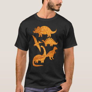 Dino Chicken Nugget Funny Dinosaur Shape Nuggets N T-Shirt