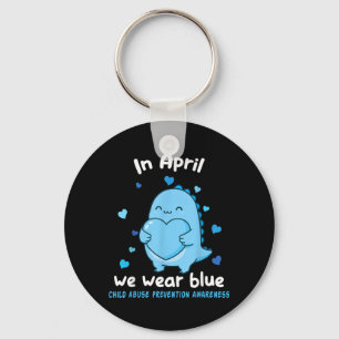 Dino Child Prevention Awareness 1 Key Ring