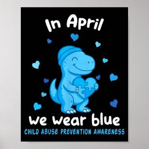 Dino Child Prevention Awareness Poster