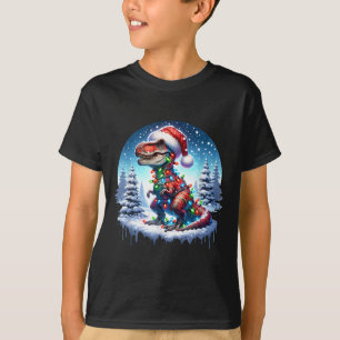 Dino Christmas T-rex Tyrannosaurus Rex Dino Xmas T T-Shirt