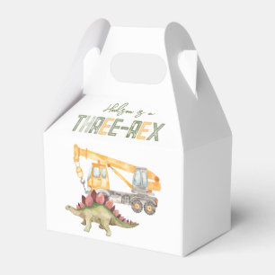 Dino Construction Party Favour Box