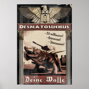 Dino D-Day: Desmatosuchus Poster