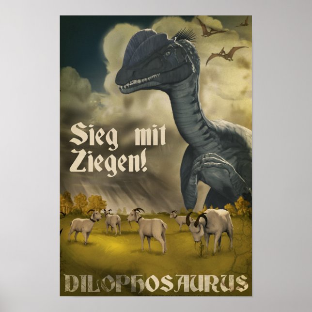 Dino D-Day: Dilophosaurus Poster (Front)