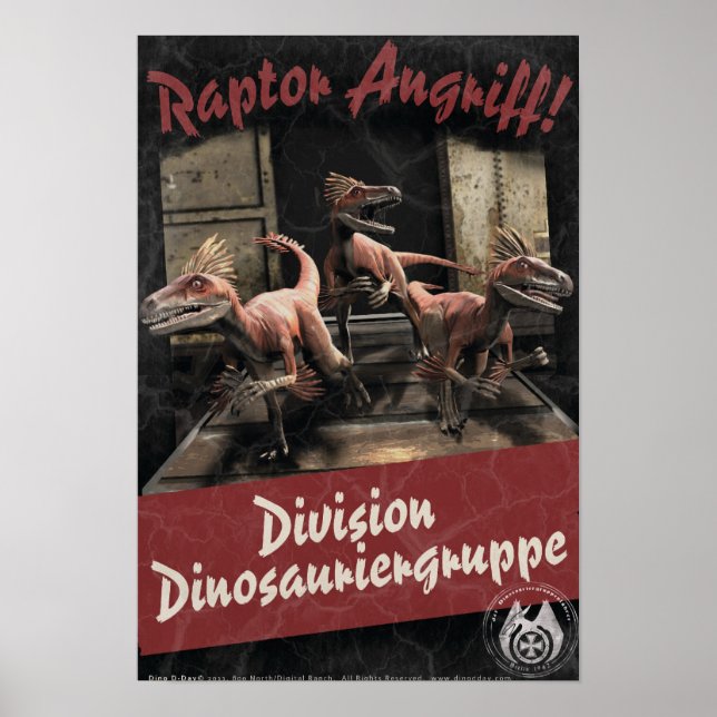 Dino D-Day: Raptor Assault Poster (Front)
