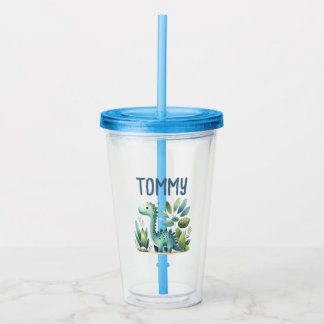 Dino Delight Acrylic Tumbler