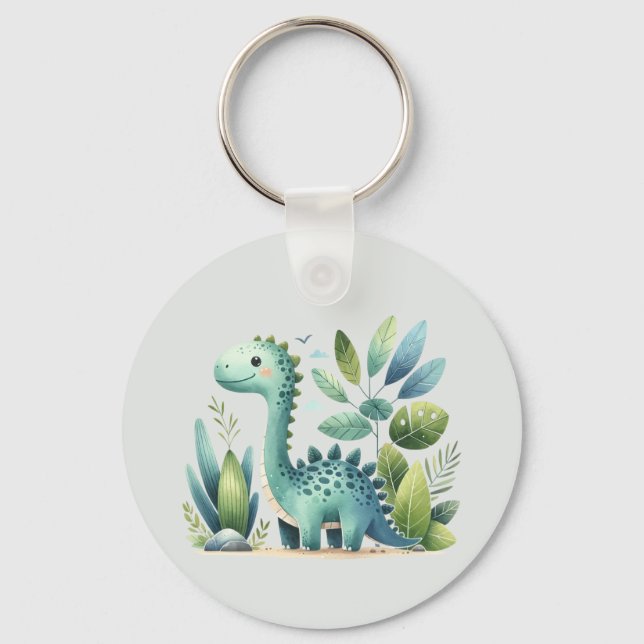 Dino Delight Key Ring (Front)