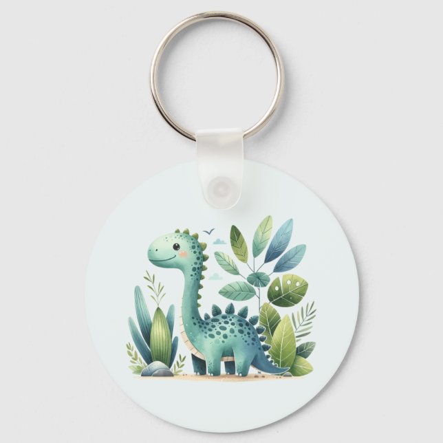 Dino Delight Key Ring (Front)