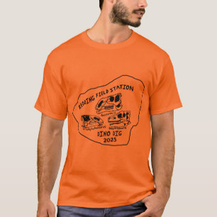 Dino Dig 2025 Black Print T-Shirt