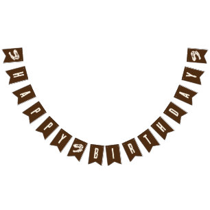 Dino Dig Dinosaur Excavation Happy Birthday Bunting