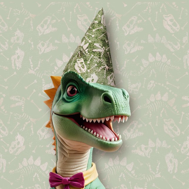 Dino Dig green Party Hat (Creator Uploaded)